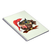 Weihnachts-Notebook-Babyschale in Hat mit Geschenk Notizblock (Rechte Seite)