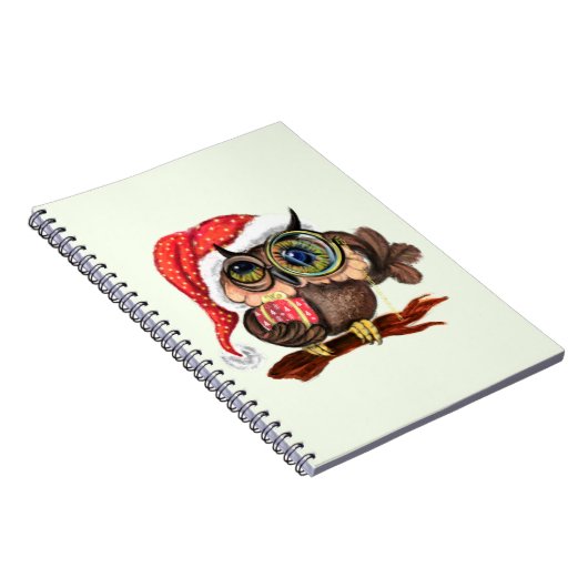 Weihnachts-Notebook-Babyschale in Hat mit Geschenk Notizblock (Rechte Seite)