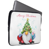 Weihnachts-Notebook-Sleeve Gnome mit Geschenken Laptopschutzhülle (Vorne Rechts)
