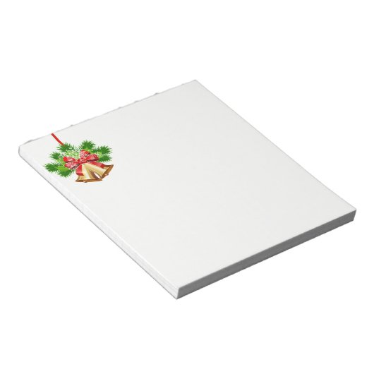 Weihnachts-Notepad-Bells Notizblock (angewinkelt)