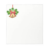Weihnachts-Notepad-Bells Notizblock (Vorderseite)