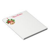 Weihnachts-Notepad-Bells Notizblock (angewinkelt)