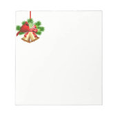 Weihnachts-Notepad-Bells Notizblock (Vorderseite)
