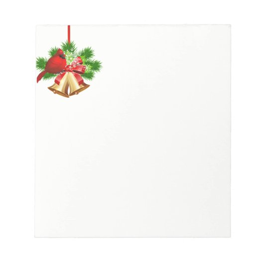 Weihnachts-Notepad-Bells Notizblock (Vorderseite)