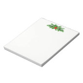 Weihnachts Notepad-Holly Bough Notizblock (Rotiert)