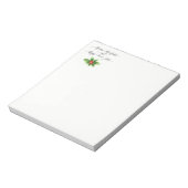 Weihnachts Notepad-Holly Notepad Notizblock (Rotiert)