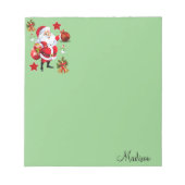 Weihnachts Notepad Santa Notizblock (Vorderseite)