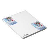 Weihnachts Notepad Santa Snowman Notizblock (angewinkelt)