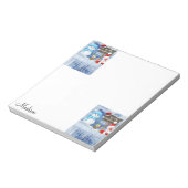 Weihnachts Notepad Santa Snowman Notizblock (Rotiert)