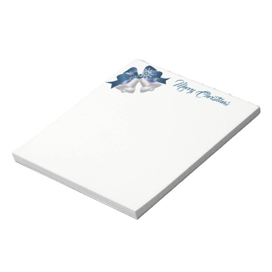 Weihnachts-Notepad-Silber-Glocken Notizblock (Rotiert)