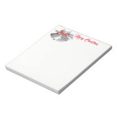 Weihnachts-Notepad-Silber-Glocken Notizblock (Rotiert)