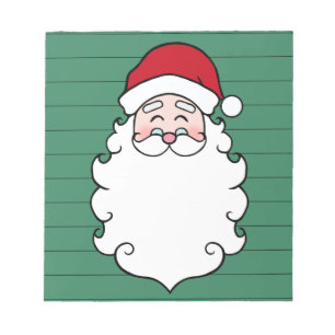 Weihnachts-Notizblock-Geschenk von Santa Claus Notizblock