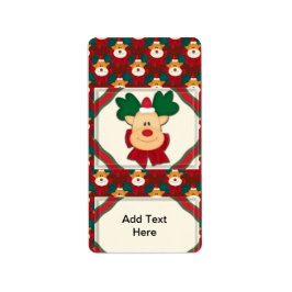 Weihnachts-Nuggets - Bar Wrappers-Label Adressaufkleber