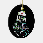 Weihnachts-Nurse Stethoscope Weihnachtsbaum Light Keramik Ornament (Rechts)
