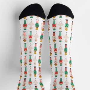 Weihnachts-Nussknacker-Ballerina  Socken