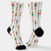 Weihnachts-Nussknacker-Ballerina Socken (Gewinkelt)