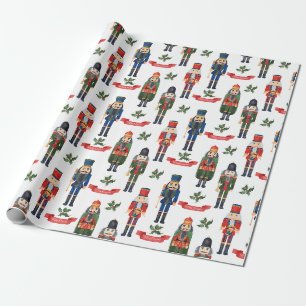 Weihnachts Nussknacker Geschenkpapier
