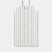 Weihnachts-Nussknacker in Preppy-Grün-Wasserfarbe Geschenkanhänger (Rückseite)