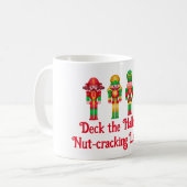 Weihnachts Nussknacker Kaffeetasse (Vorderseite Links)