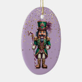 Weihnachts-Nussknacker Keramik Ornament (Rechts)