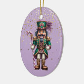 Weihnachts-Nussknacker Keramik Ornament (Links)