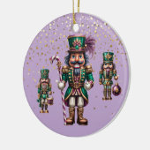 Weihnachts-Nussknacker-Ornament Keramik Ornament (Links)