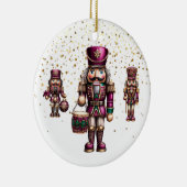 Weihnachts-Nussknacker-Ornament Keramik Ornament (Rechts)