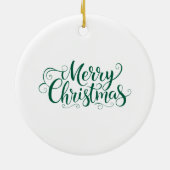 Weihnachts-Nussknacker-Ornament Keramik Ornament (Hinten)