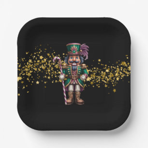Weihnachts-Nussknacker Pappteller