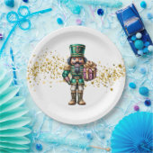 Weihnachts-Nussknacker  Pappteller (Party)