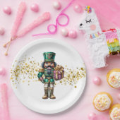 Weihnachts-Nussknacker  Pappteller (Party)