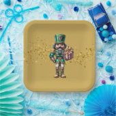 Weihnachts-Nussknacker  Pappteller (Party)