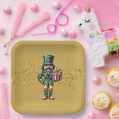 Weihnachts-Nussknacker  Pappteller (Party)