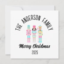 Weihnachts-Nussknacker-Pastell-Personalisierter Na