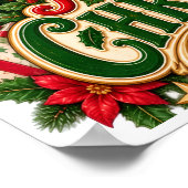 Weihnachts-Nussknacker-Plakat Poster (Ecke)