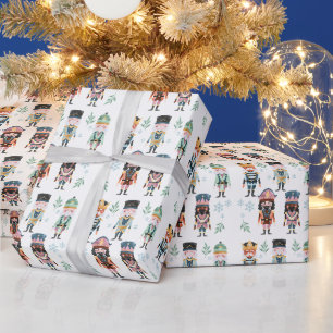 Weihnachts-Nussknacker-Spielzeugsoldaten Geschenkpapier