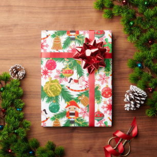 Weihnachts Nussknacker Spielzeugsoldaten Schaukelp Geschenkpapier