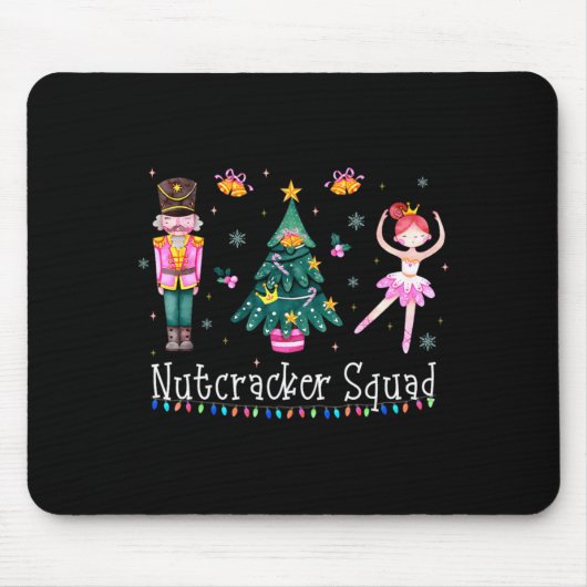 Weihnachts-Nussknacker-Squad-Ballett-Tanz Frauen K Mousepad (Vorne)