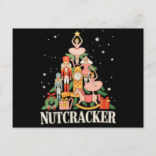 Weihnachts Nussknacker Truppe Ballett Tanz Xmas Feiertagspostkarte