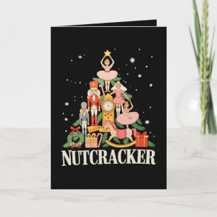 Weihnachts Nussknacker Truppe Ballett Tanz Xmas Karte