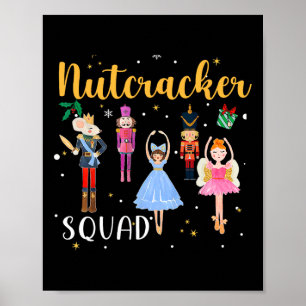 Weihnachts-Nussknacker-Truppe Byllet-Tanz Frauen K Poster