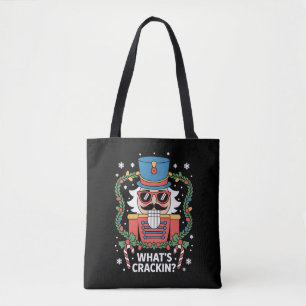 Weihnachts Nussknacker Was ist los Lustiges Xmas  Tasche