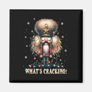 Weihnachts- Nussknacker Was knackt Lustiger Weihna Magnet