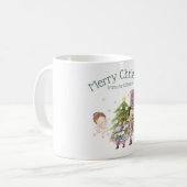 Weihnachts-Nussknacker Zuckerpflaumenfee & Mäusekö Kaffeetasse (Vorderseite Links)