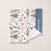 Weihnachts-Nutcracker-Badetuch-Set Badhandtuch Set (Waschlappen)