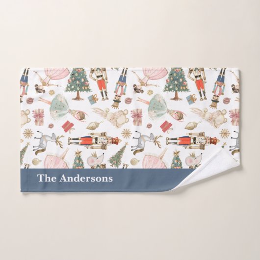 Weihnachts-Nutcracker-Badetuch-Set Badhandtuch Set (Handtuch)