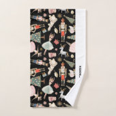 Weihnachts-Nutcracker-Badetuch-Set Badhandtuch Set (Handtuch)