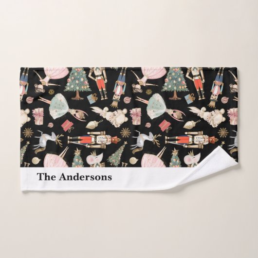 Weihnachts-Nutcracker-Badetuch-Set Badhandtuch Set (Handtuch)