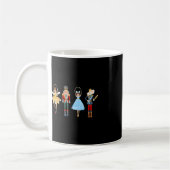 Weihnachts Nutcracker Ballet Niedliche Weihnachtsg Kaffeetasse (Links)