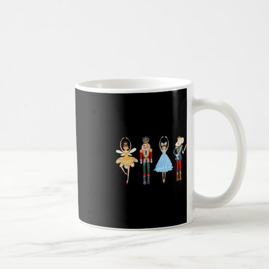 Weihnachts Nutcracker Ballet Niedliche Weihnachtsg Kaffeetasse (Rechts)